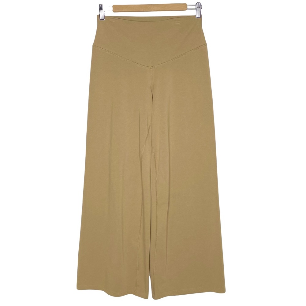 Old Navy Extra High-Waisted PowerChill Wide-Leg Pants in Sliced Bread size Small - Picture 2 of 8